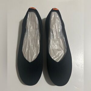 Frank Mully Women’s Black Knit Ballet Flats Size 8.5